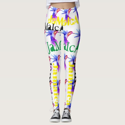 JAMAICA HUMMINGBIRD FLAG LEGGINGS HAVE AC (Voorkant)
