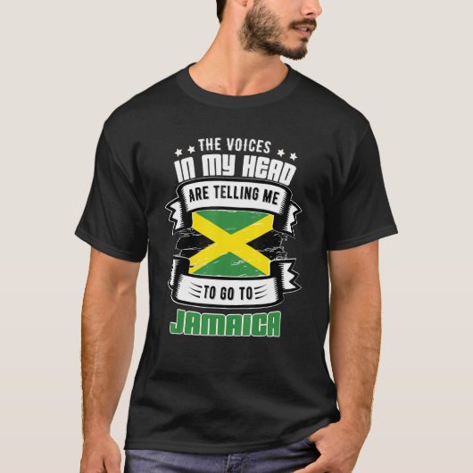 Jamaica in mijn hoofd t-shirt (Voorkant)
