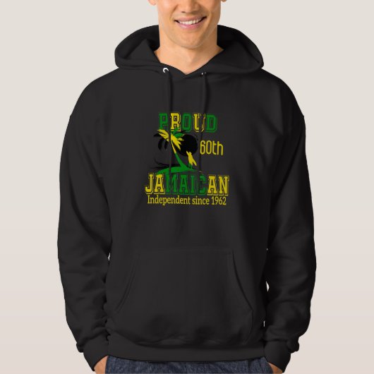Jamaica Independence Day 2022 Proud Jamaican 1962 Hoodie (Voorkant)