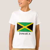 Jamaica (Jamaicaan) Vlag T-shirt (Voorkant)