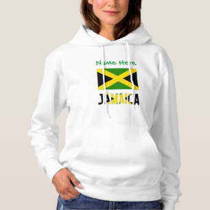 Jamaica Jamaicaanse Vlag Groene Personalisatie Hoodie