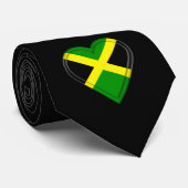 Jamaica Jamaicaanse vlag Stropdas (Opgerold)