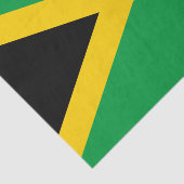 Jamaica, Jamaicaanse Vlag weefsel papier / mode de (Detail)