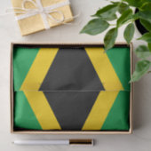 Jamaica, Jamaicaanse Vlag weefsel papier / mode de (Geschenk)