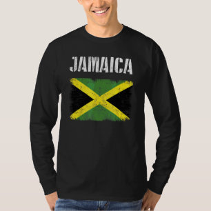 Jamaica Jamaicaanse vlaggepride Usa Roots T-shirt