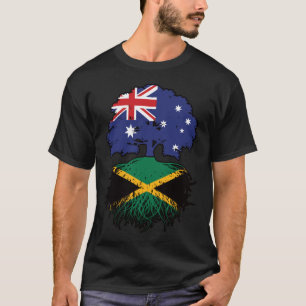 Jamaica Jamaican Australian Australia Tree Roots T-shirt