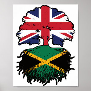 Jamaica Jamaican Brits-Brits - Bergoldvlag Poster