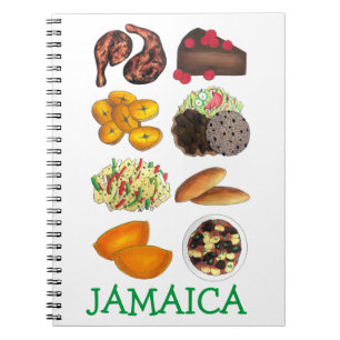 JAMAICA Jamaican Foods Caribbean Island Cuisine Notitieboek