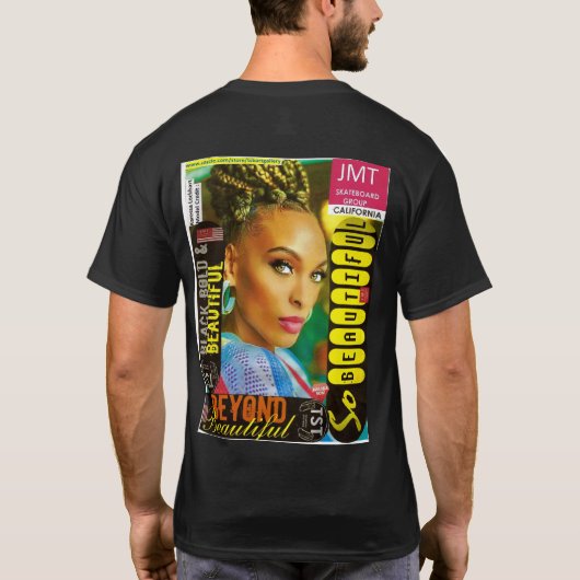 JAMAICA JMT Basic Donker T-shirt (Achterkant)