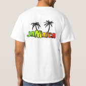 Jamaica-kokosbomen T-shirt (Achterkant)