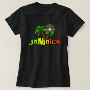 Jamaica kokosnoot bomen zon t-shirt