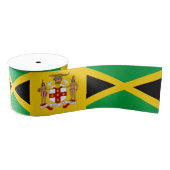 Jamaica lint, embleem, patriottische, Jamaicaanse  Grosgrain Lint (Spoel)