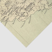 Jamaica Lithograded Map Tissuepapier (Detail)