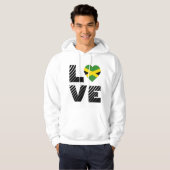 Jamaica - LOVE Hoodie (Voorkant volledig)