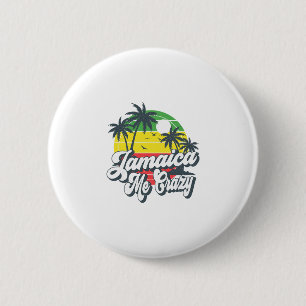 Jamaica maakt me gek Jamaican Cruise Reisgroep Mat Ronde Button 5,7 Cm