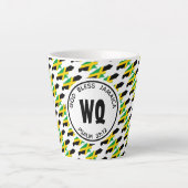 JAMAICA MAP Patriotic  Jamaican Latte Mok (Voorkant)