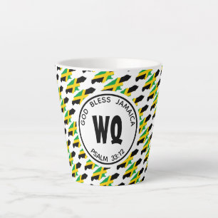 JAMAICA MAP Patriotic Jamaican Latte Mok