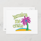 Jamaica Me Crazy Briefkaart (Voorkant / Achterkant)
