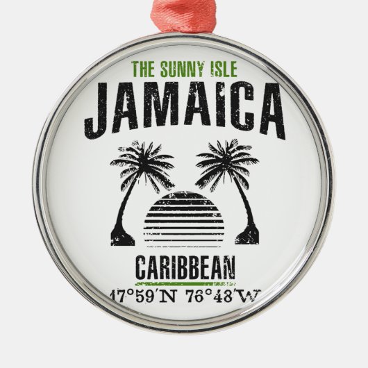 Jamaica Metalen Ornament (Voorkant)