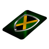 Jamaica Metallic Emblem Magneet (Linkerzijde)