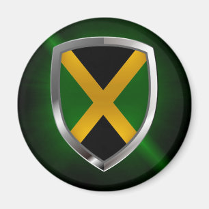 Jamaica Metallic Emblem Magneet