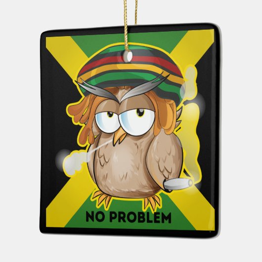 Jamaica No Problem Keramisch Ornament (Links)
