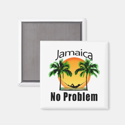 Jamaica No Problem Magneet (Voorkant / Achterkant)