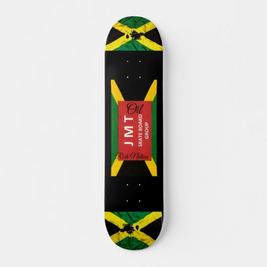 JAMAICA OIL RICH NATION 7 3/4" Skateboard Deck (Devant)