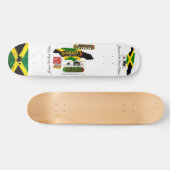 JAMAICA OIL RICH NATION Skateboard (Horz)