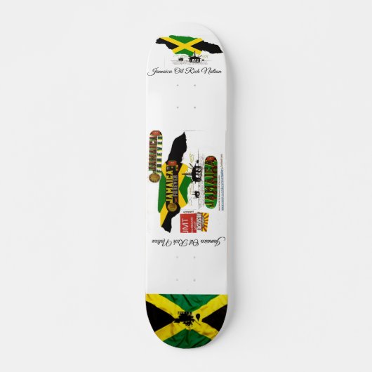 JAMAICA OIL RICH NATION Skateboard (Devant)