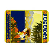 Jamaica, Oude Reisposter Magneet (Horizontaal)