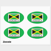 Jamaica Ovale Sticker (Vel)