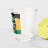 Jamaica Photo Collage Shot Glas (Rechts)