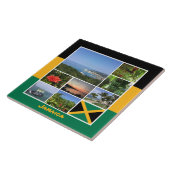 Jamaica Photo Collage Tegeltje (Zijkant)