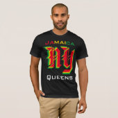 Jamaica Queens Blk. T-shirt (Voorkant volledig)