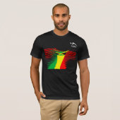 Jamaica Ras Bingi Black T Shirt (Voorkant volledig)