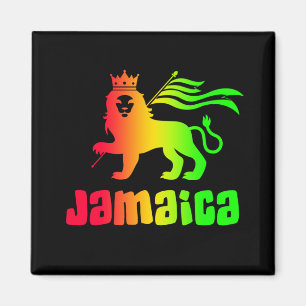 Jamaica Rasta Lion Magneet