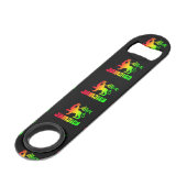 Jamaica Rasta Lion Speed Flessenopener (Achterkant Gekanteld)