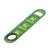 Jamaica Rasta Lion Speed Flessenopener (Achterkant Gekanteld)