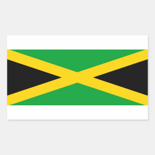 Jamaica Rechthoekige Sticker