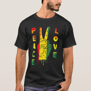 Jamaica Reggae Music Rasta Pride Peace Lov T-shirt