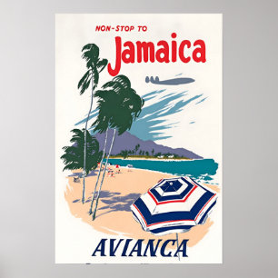 Jamaica Reisposter Jamaicaanse Kunstprint Poster