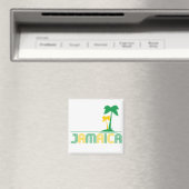 Jamaica Retro Magnet Magneet (Insitu (Vaatwasser))