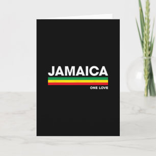 Jamaica Retro Reggae Kleur Rs Jamaicaans Vakantie Kaart