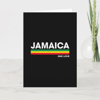 Jamaica Retro Reggae Kleur Rs Jamaicaanse Vakantie Kaart