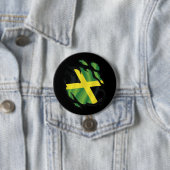 Jamaica Ripped Flag Ronde Button 7,6 Cm (In situ)