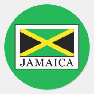 Jamaica Ronde Sticker