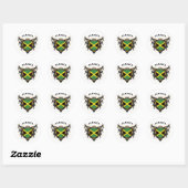 Jamaica Ronde Sticker (Vel)
