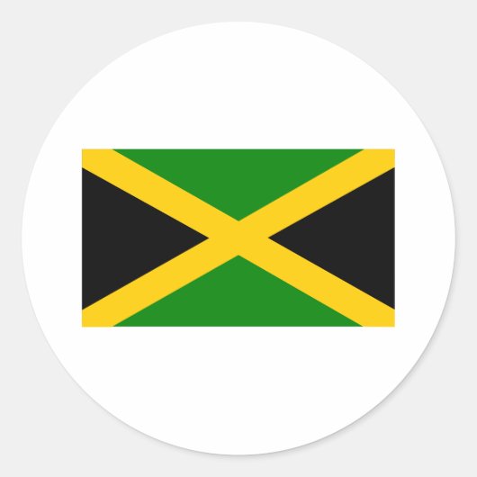Jamaica Ronde Sticker (Voorkant)