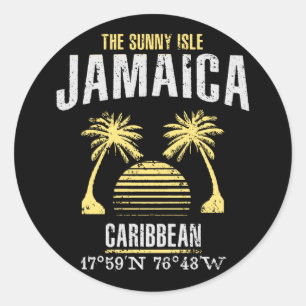 Jamaica Ronde Sticker